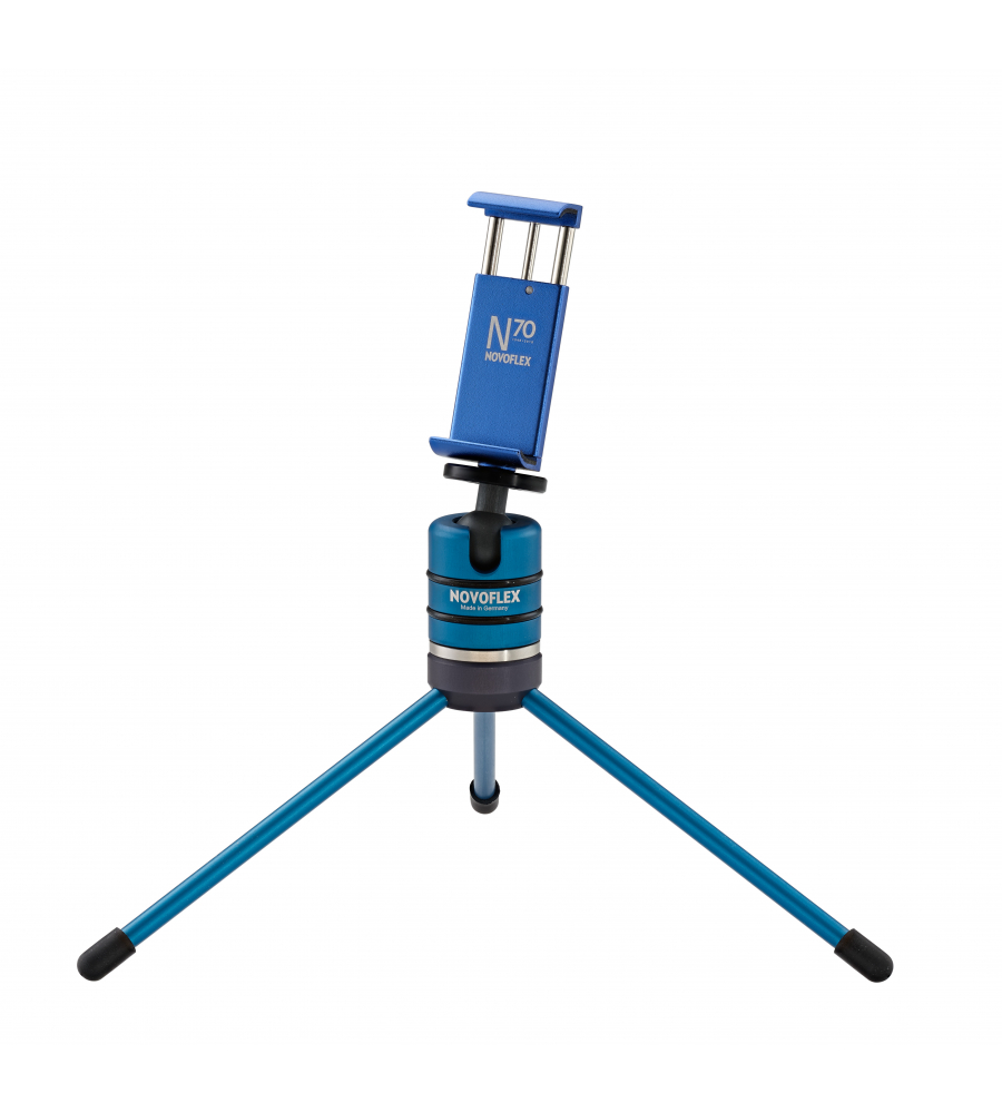 Tischstativ mit Kugelkopf und Smartphone Klemme