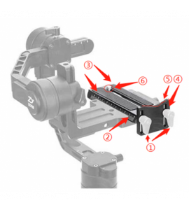 Plaque de fixation rapide pour Crane 2