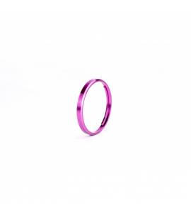 Ring Cap für RICOH GR IIIx - Rose Red & Silver