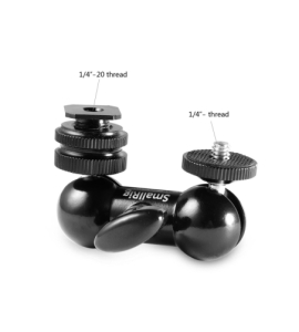 Double Ball Heads with Cold Shoe and Thumb Screw 1135