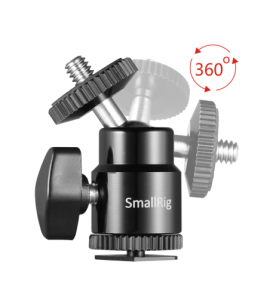 1/4" Camera Hot Shoe Mount with Additional 1/4" Screw (2 Stk)