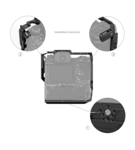 Multifunctional Cage Fujifilm X-H2S with FT-XH/VG-XH Battery Grip 3933