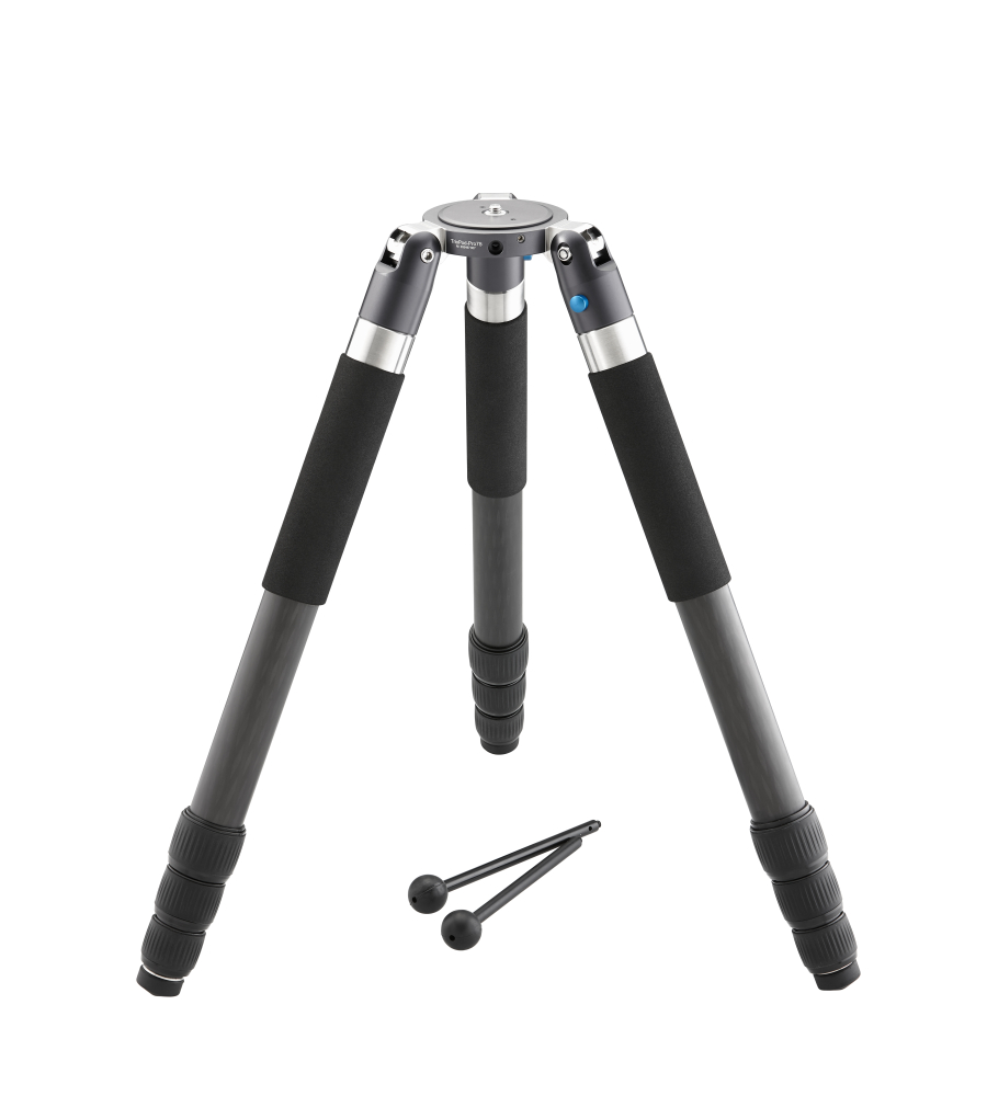 TrioPod PRO75 Basis incl. 3 pieds carbone - 4 segments, 2 pieds mini,