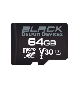BLACK UHS-I microSDXC 64GB W:90MB/s R:90MB/s