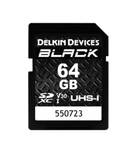 BLACK UHS-I SDXC 64GB R:90MB/s W:90MB/s