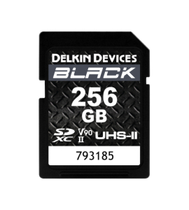BLACK UHS-II SDXC 256GB R:300MB/s W:250MB/s