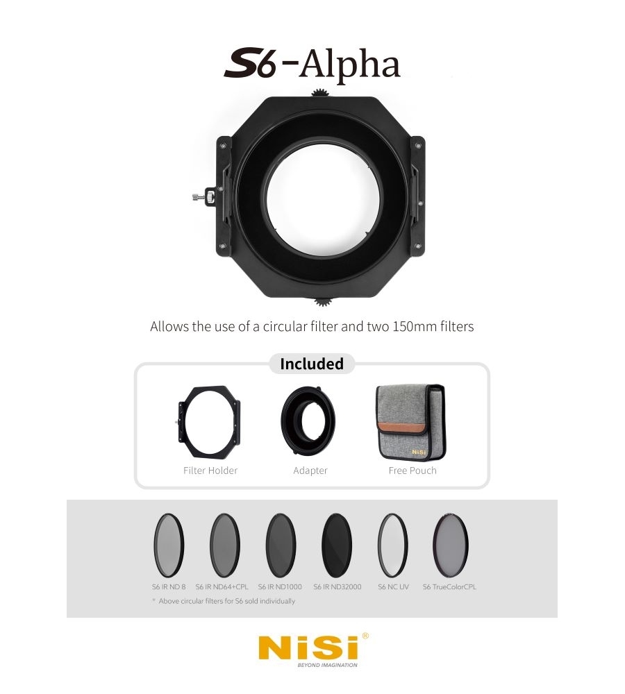S6 Alpha porte-filtre et étui pour Sony 14mm F1.8 GM
