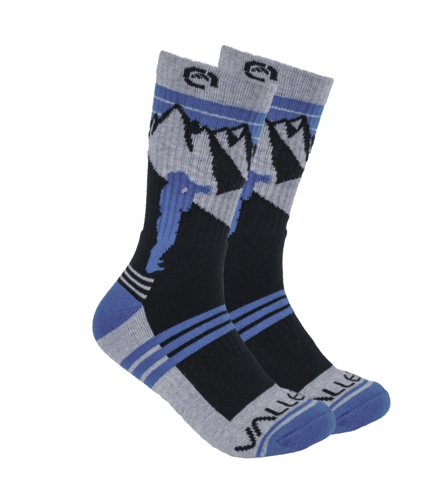 Merino Wool Sock - Blue - EU 41-46