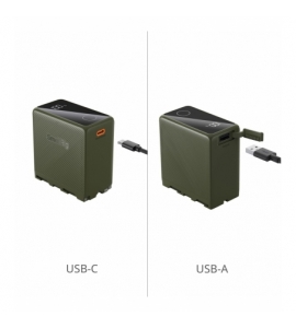 NP-F970 USB-C Rechargeable Camera Battery - Green 4577