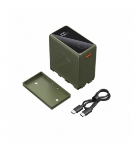 NP-F970 USB-C Rechargeable Camera Battery - Green 4577