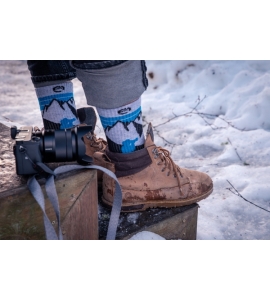 Merino Wool Sock- Blue - EU 36-40