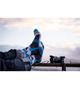 Merino Wool Sock- Blue - EU 36-40