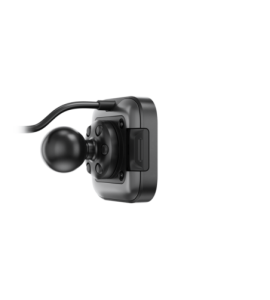 1" Motorcycle Locking & Charging Ball Adapter - Black