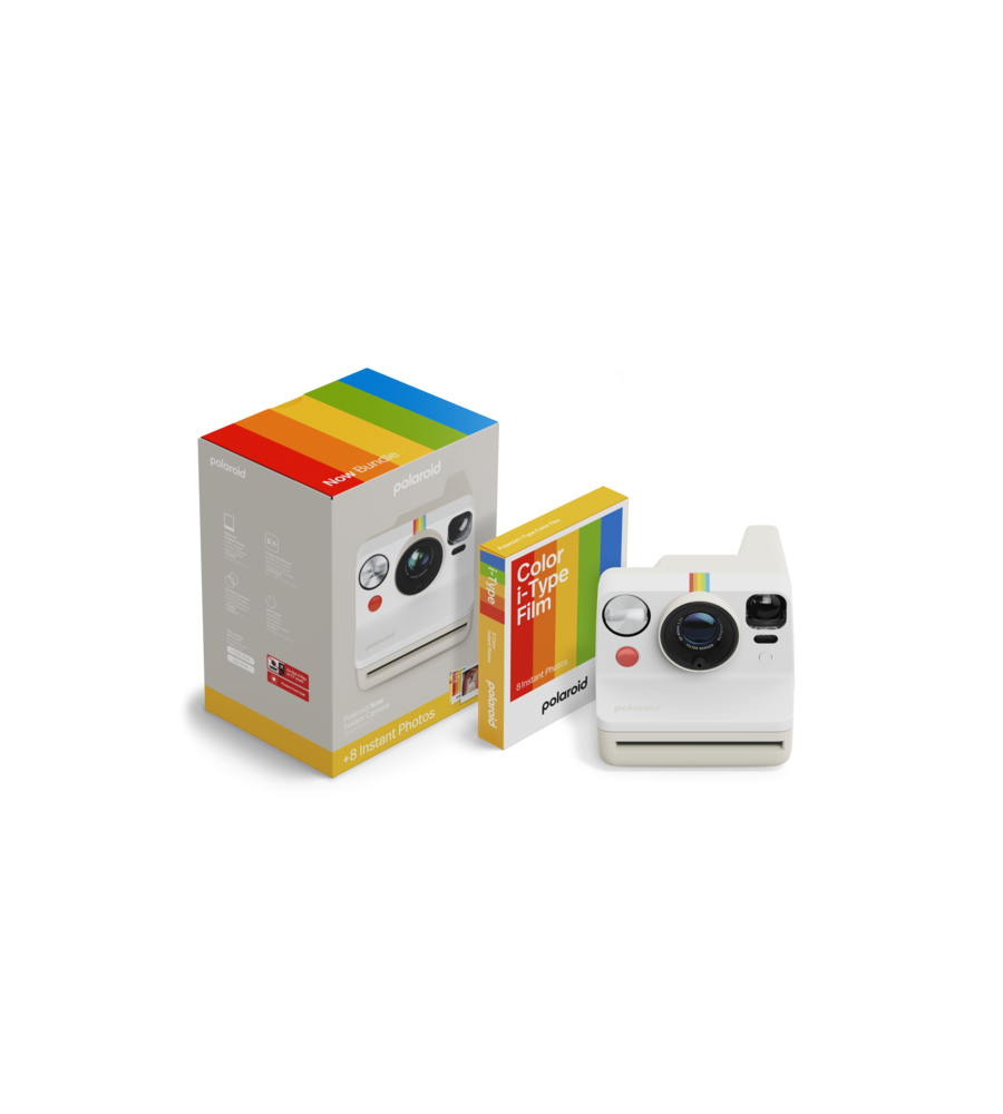 Now Gen 3.0 - Pebble White + Color Film Bundle (8Photos)