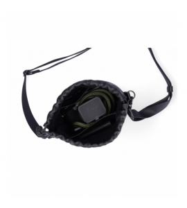 ACAM-CPL210 Camera Pouch Leather & Fabric - Black (L)