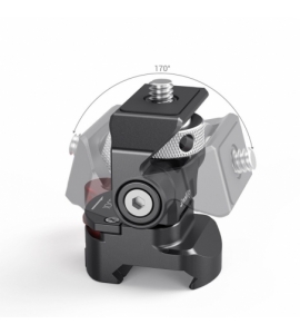 Swivel and Tilt Adjustable Monitor Support with NATO Clamp 2906B