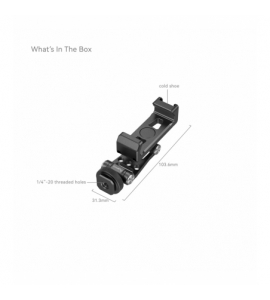 Metal Phone Holder with Cold Shoe Mount 4382