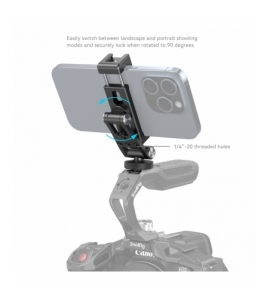 Metal Phone Holder with Cold Shoe Mount 4382