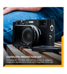 Jetmag Pro for Fujifilm X100 Series Lens Hood Kit - Black