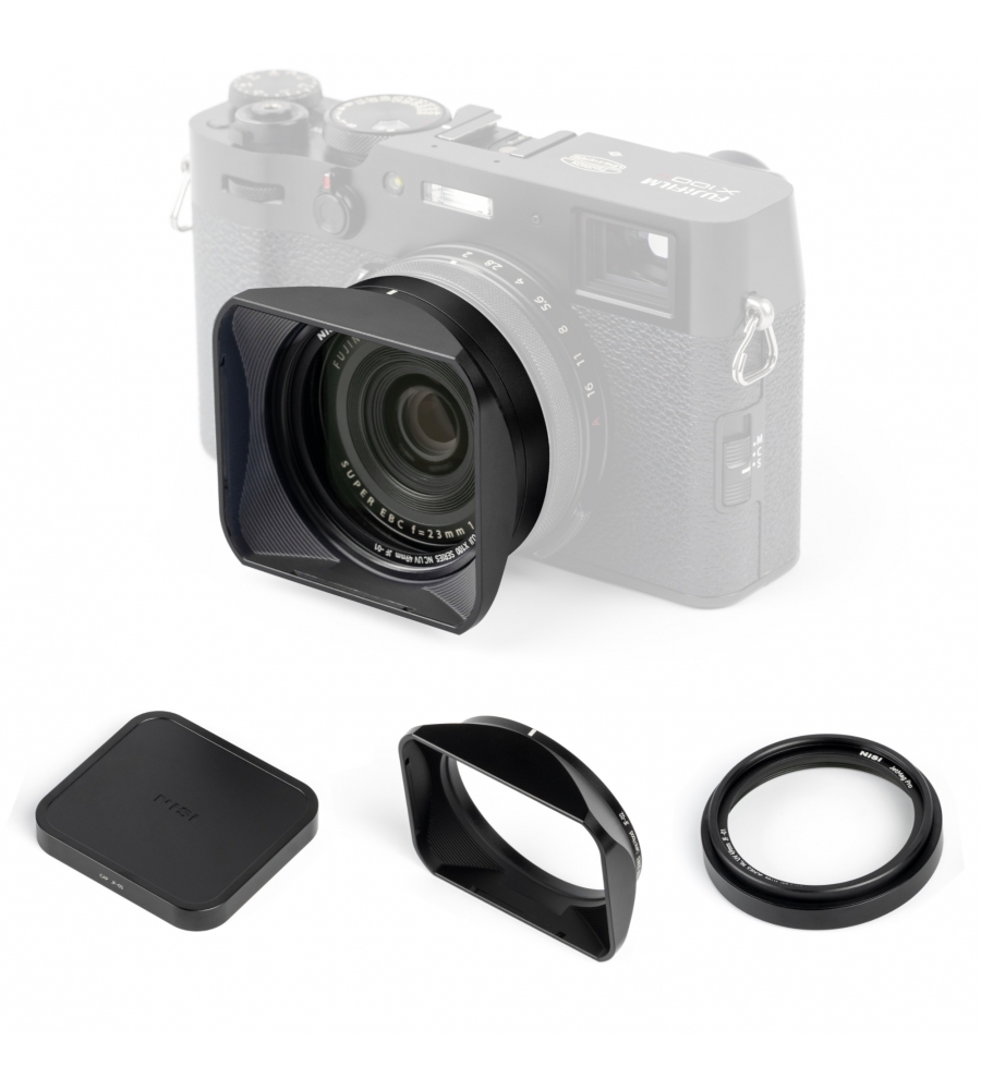 Jetmag Pro for Fujifilm X100 Series Lens Hood Kit - Black