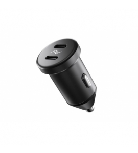 Mobile Dual Car Power Adapter 45W - Black Mobile Dual Car Power Adapter 45W - Black