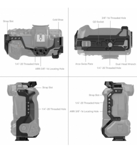 Cage Canon EOS R5/R6/R5C/R6 Mark II with BG-R10 Battery Grip 3464B