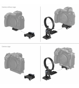 Rotatable Horizontal-to-Vertical Mount Plate Kit Nikon Specific Z Series