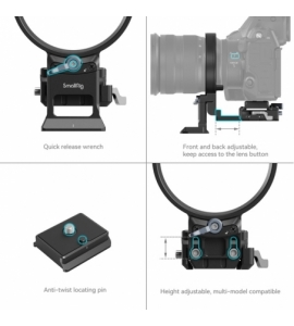Rotatable Horizontal-to-Vertical Mount Plate Kit Nikon Specific Z Series