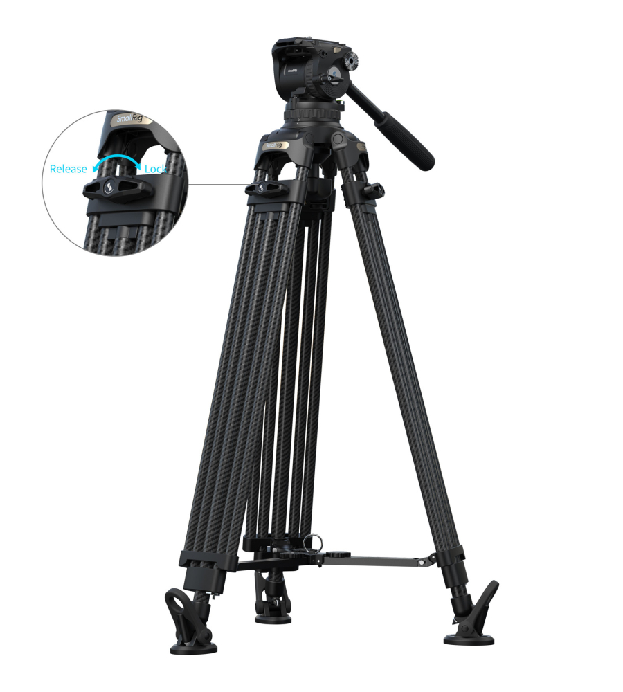 FSD18 FreeSpeed Heavy-Duty Carbon Fiber Tripod 5578
