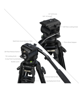 FSD16 FreeSpeed Heavy-Duty Aluminum Alloy Tripod 5579