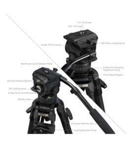 FSD16 FreeSpeed Heavy-Duty Carbon Fiber Tripod 5580