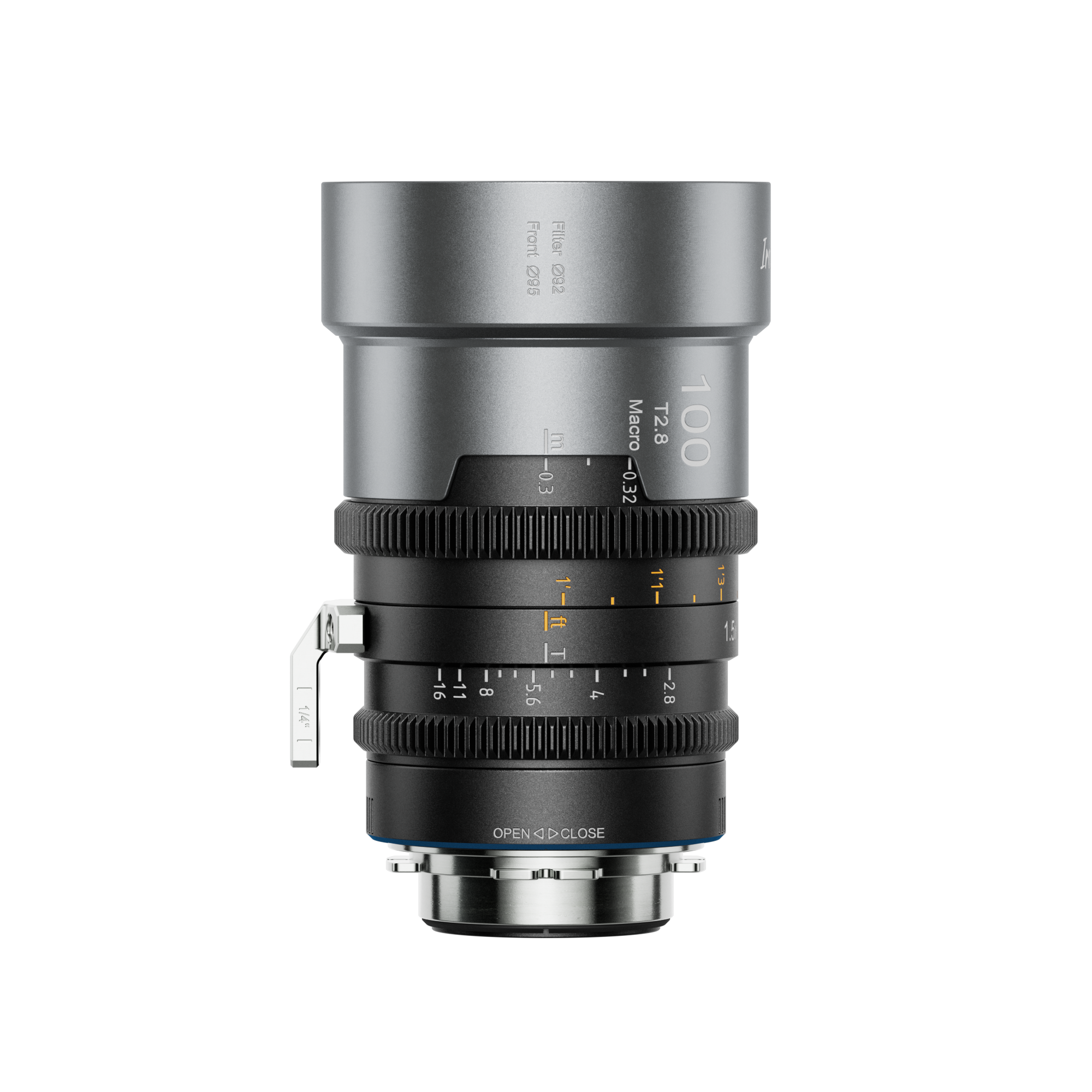 IronStar 100mm T1.9 1.5x Anamorphic FF Cine - Blue Flare