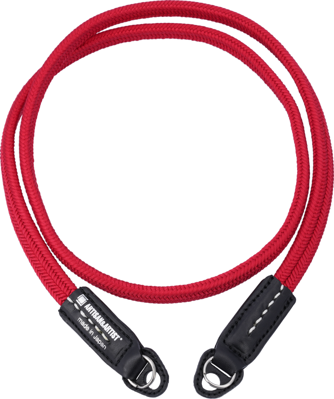 Silk Cord Strap Tape Ring - Red