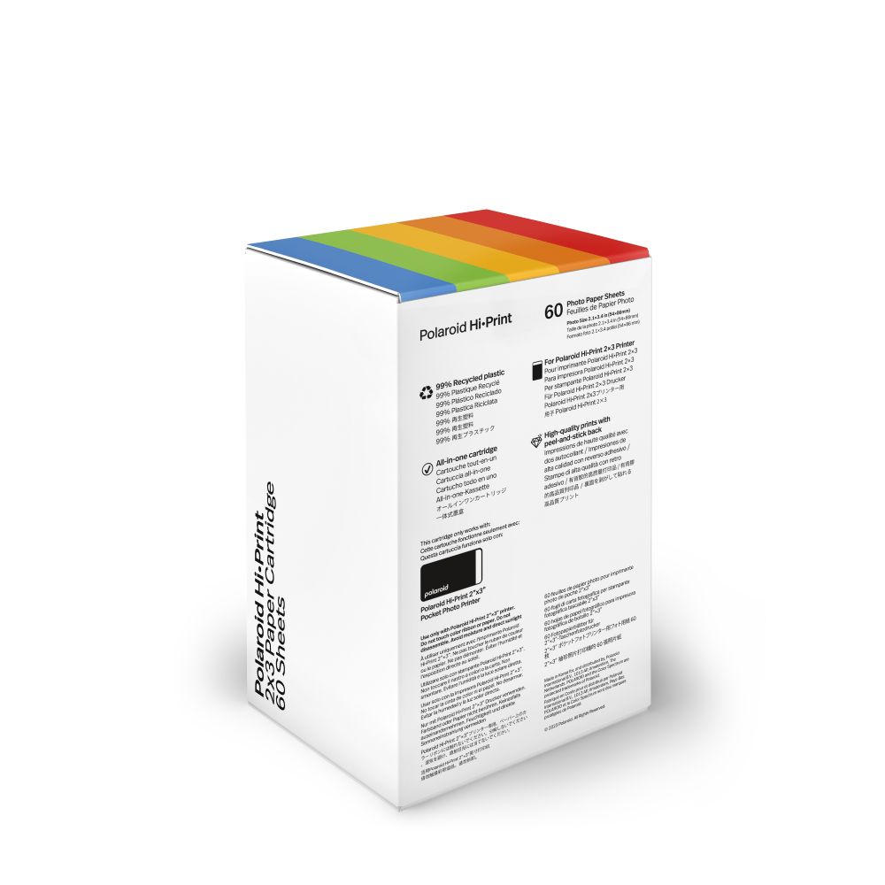 Polaroid Hi-Print 2x3 Paper Cartridge (60Sheets)