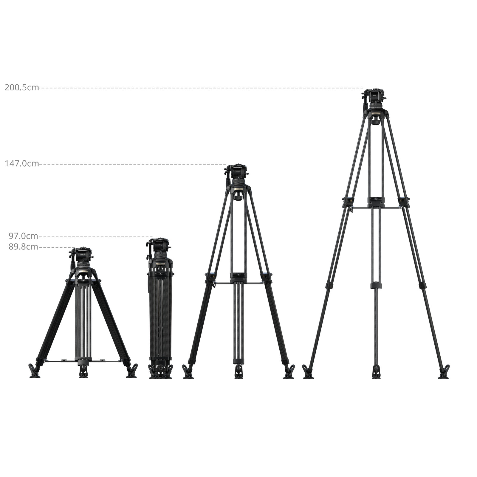 FSD18 FreeSpeed Heavy-Duty Carbon Fiber Tripod 5578