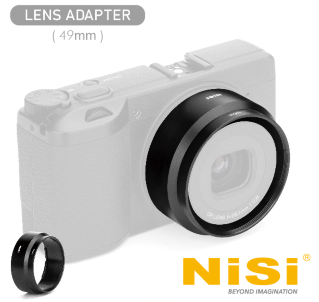 Objektiv-Adapter für RICOH GR IIIx - 49mm