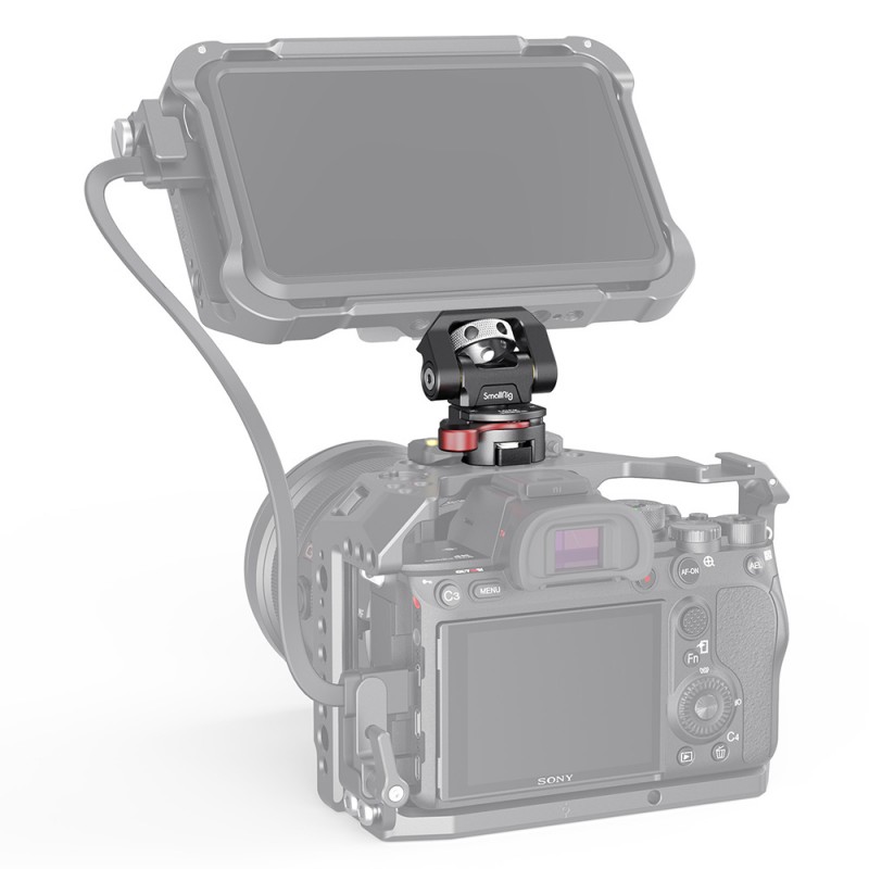 Swivel and Tilt Adjustable Monitor Support with NATO Clamp 2906B