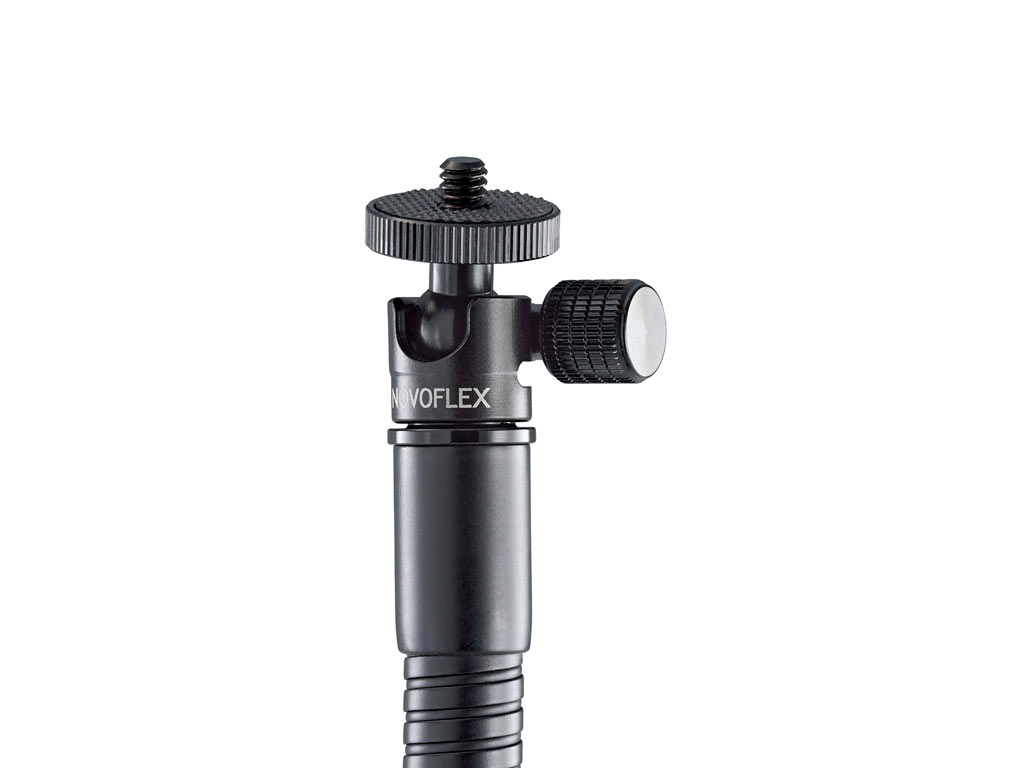 Langer Flexarm mit Kugelkopf und Blitzschuh