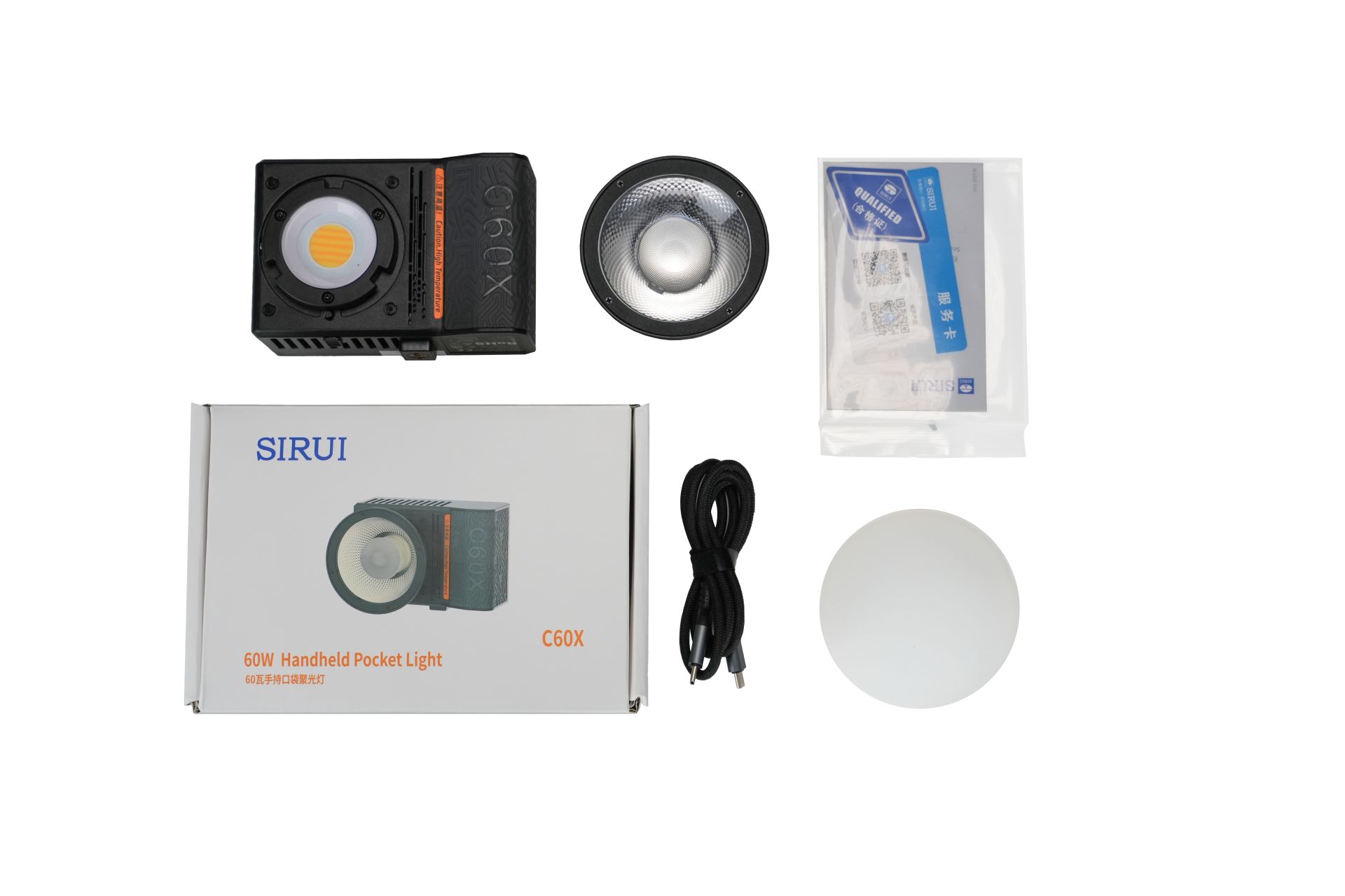 Sirui C60X Ultra Compact Handheld Bi-Color LED