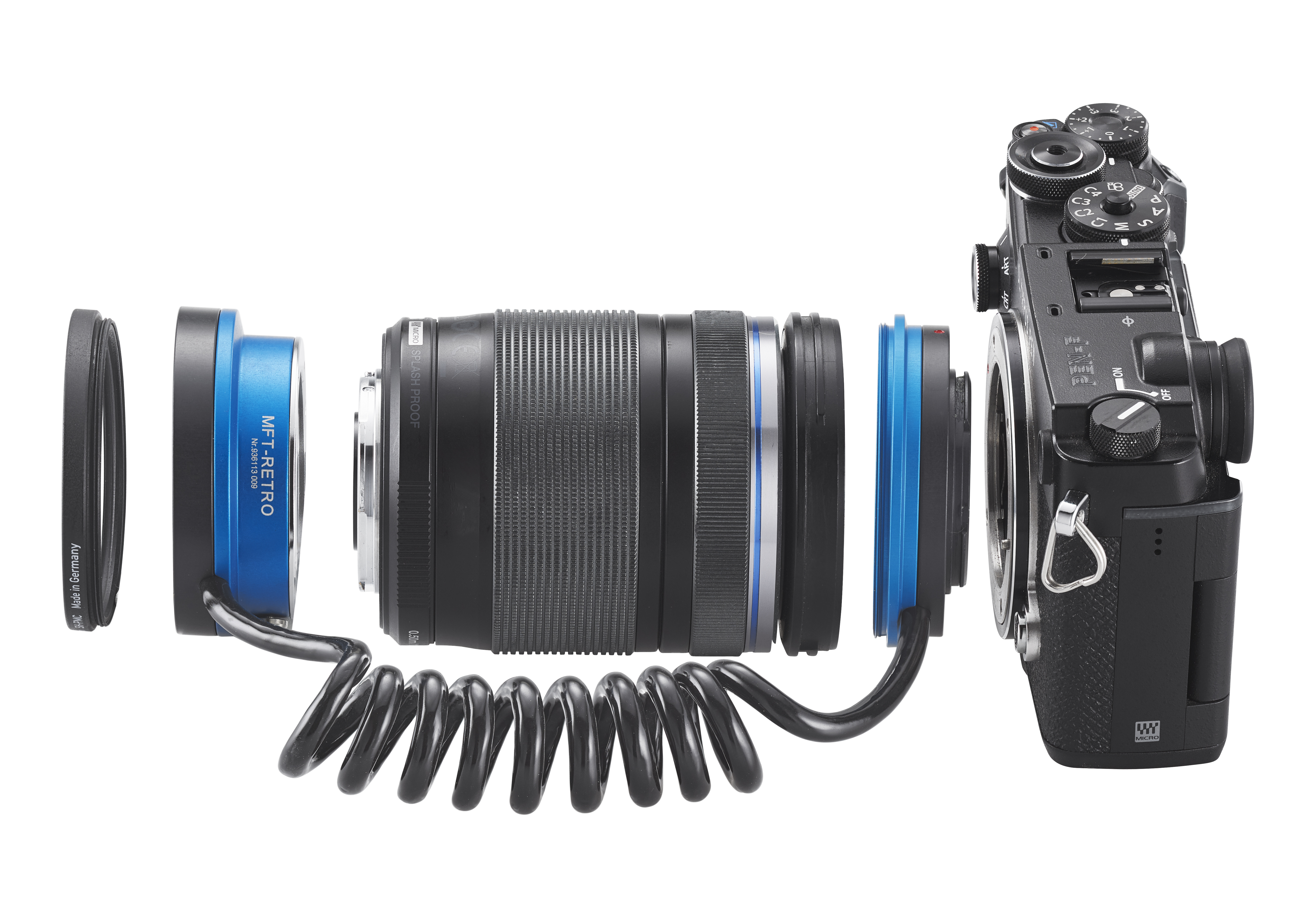Automatischer Umkehrring für MicroFourThirds Objektive