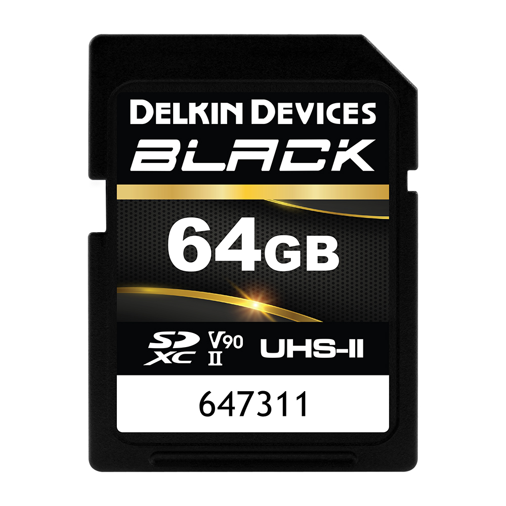 BLACK UHS-II (V90) 64GB R:300MB/s W:250MB/s