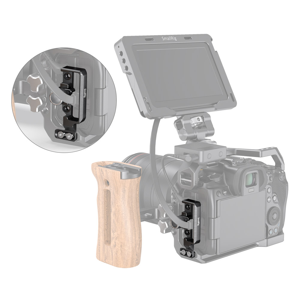 HDMI & USB-C Cable Clamp EOS R5/R5C/R6 Cage 2981