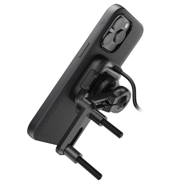 Motorcycle Charging Brake/Clutch Mount - Black