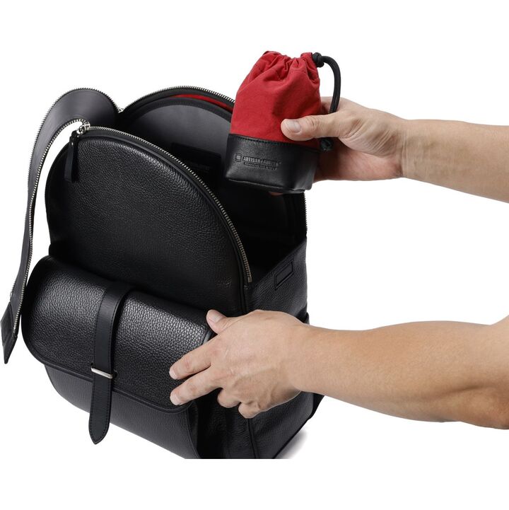 Fabric Camera Lens Pouch - Red (M)