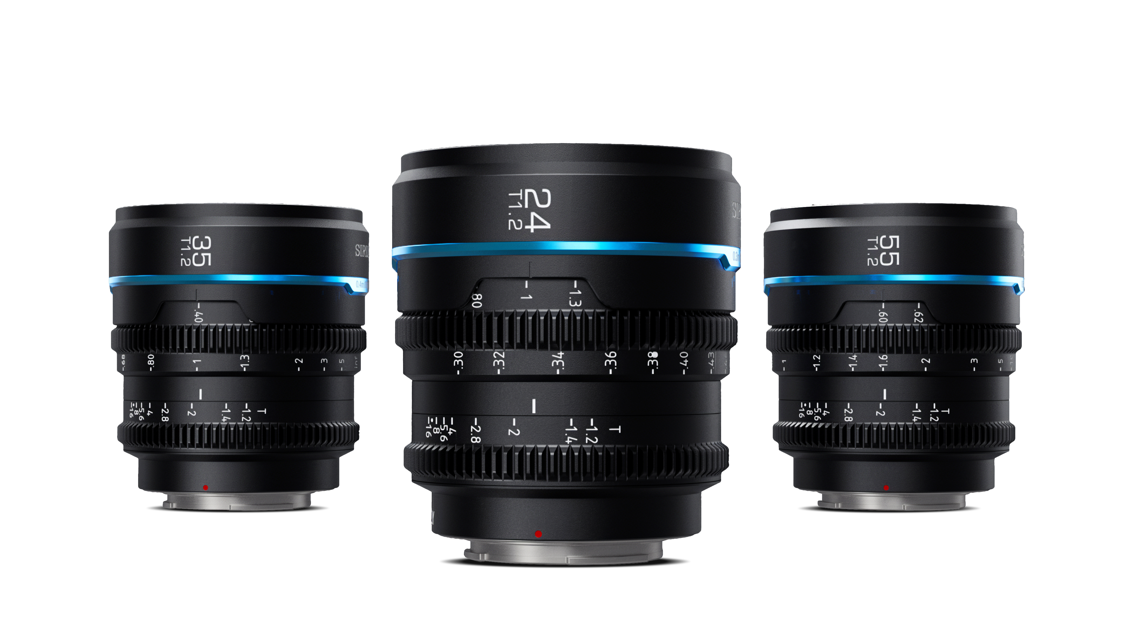 Sirui Nightwalker 24/35/55mm T1.2 MF Bundle (X-Mount)-Grey
