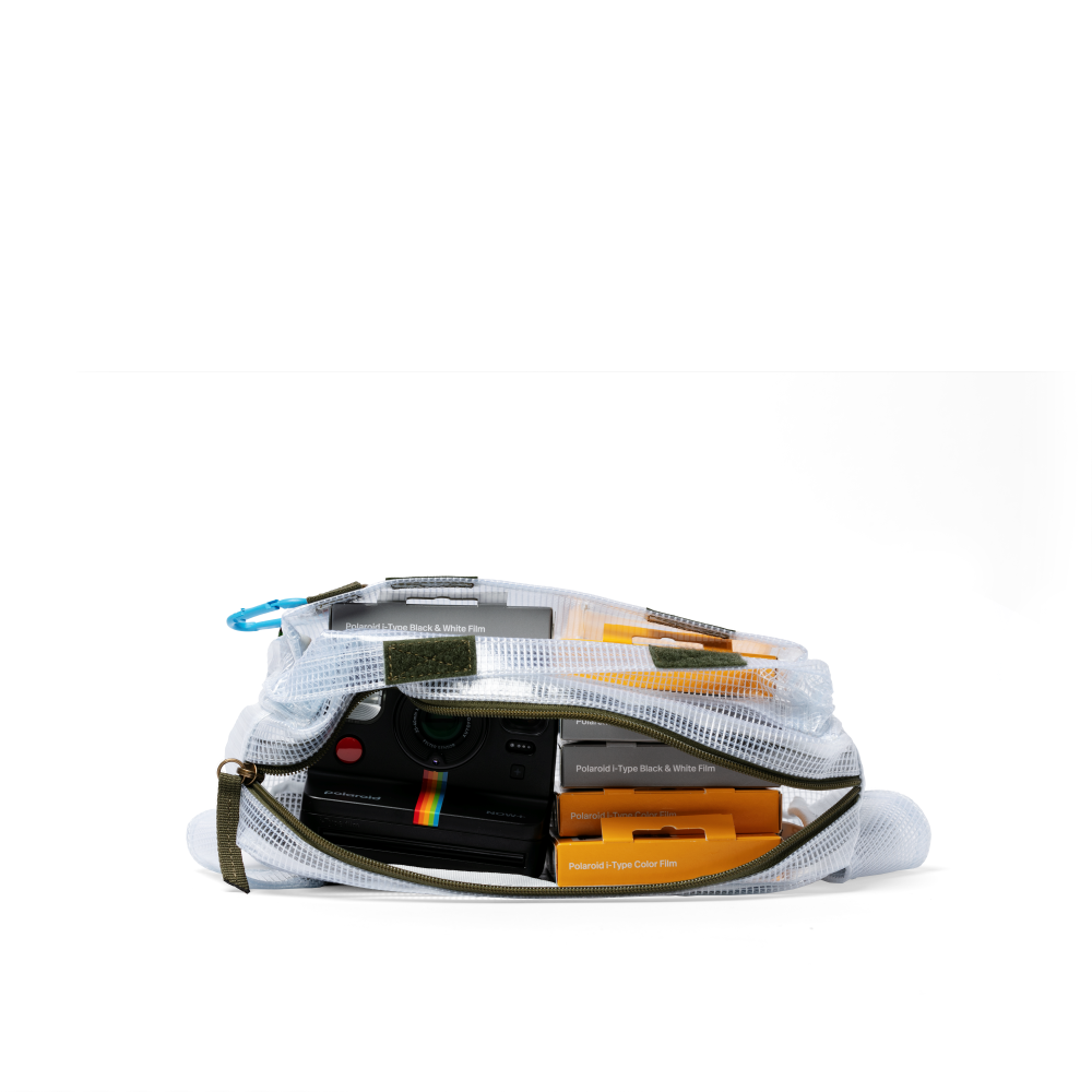 Polaroid Ripstop Crossbody - Clear