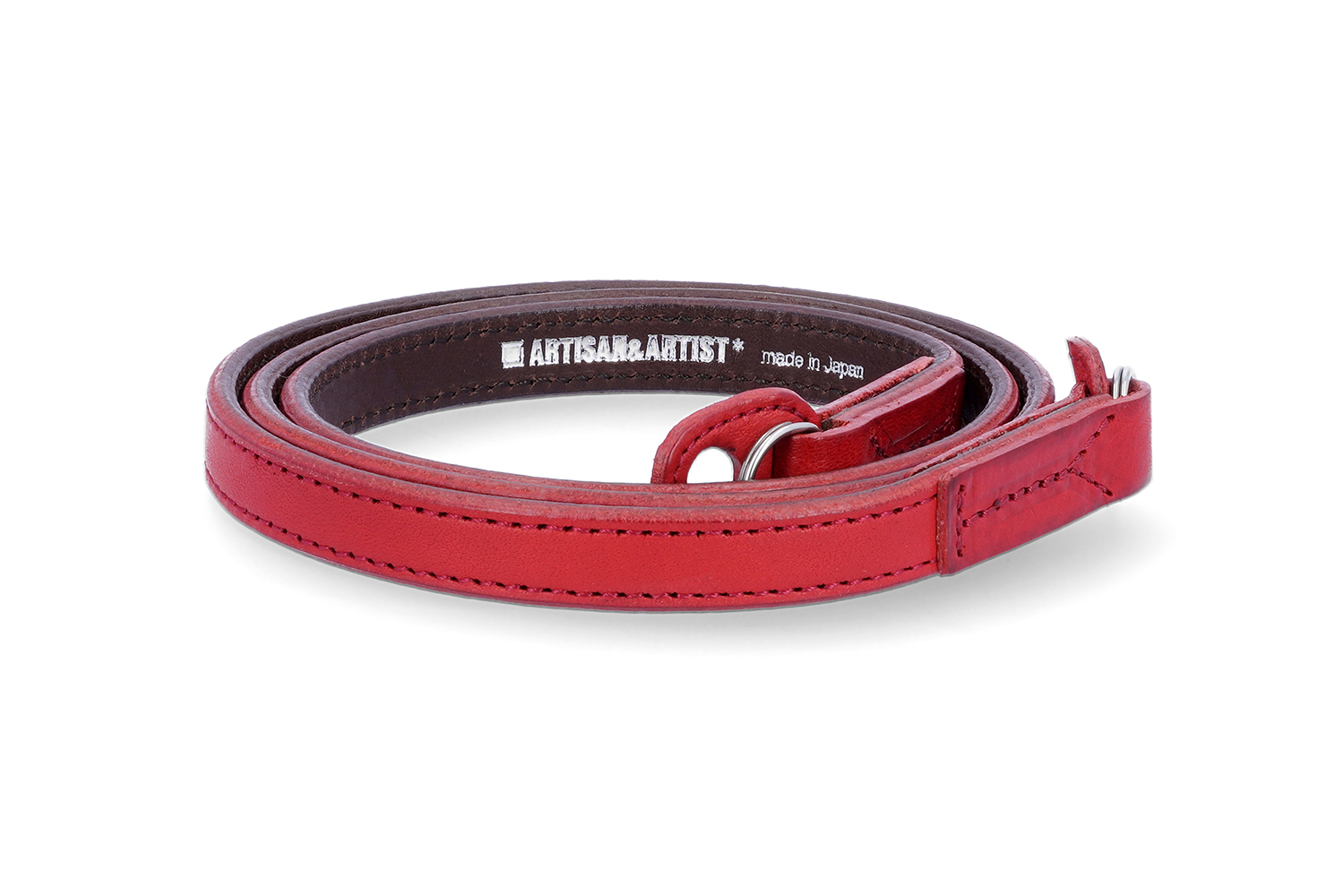 ACAM-280A Leather Camera Strap (S) - Red