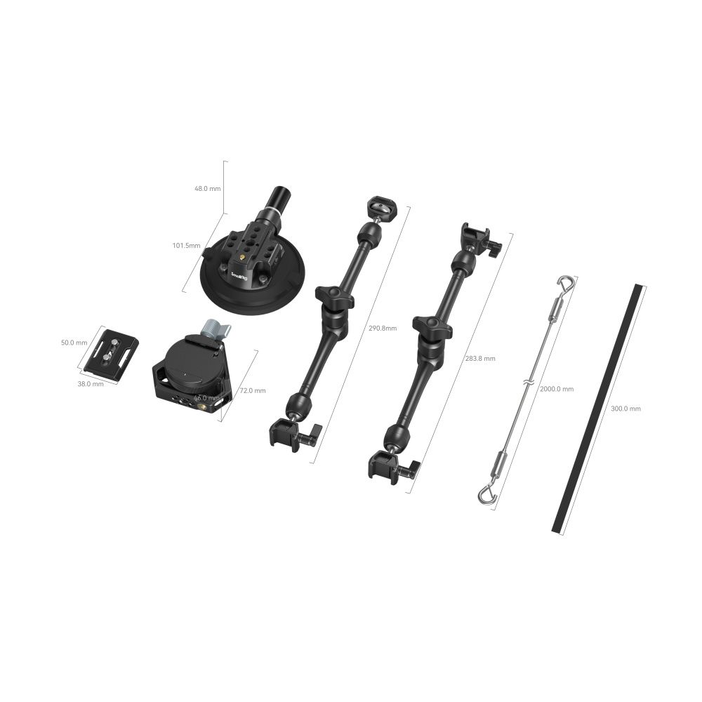 4-Arm Suction Cup Camera Mount Kit SC-15K 3565B
