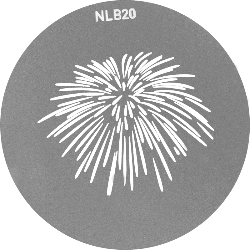 NANLITE GOBO Size B Set 2 (1 Set x 10pcs)