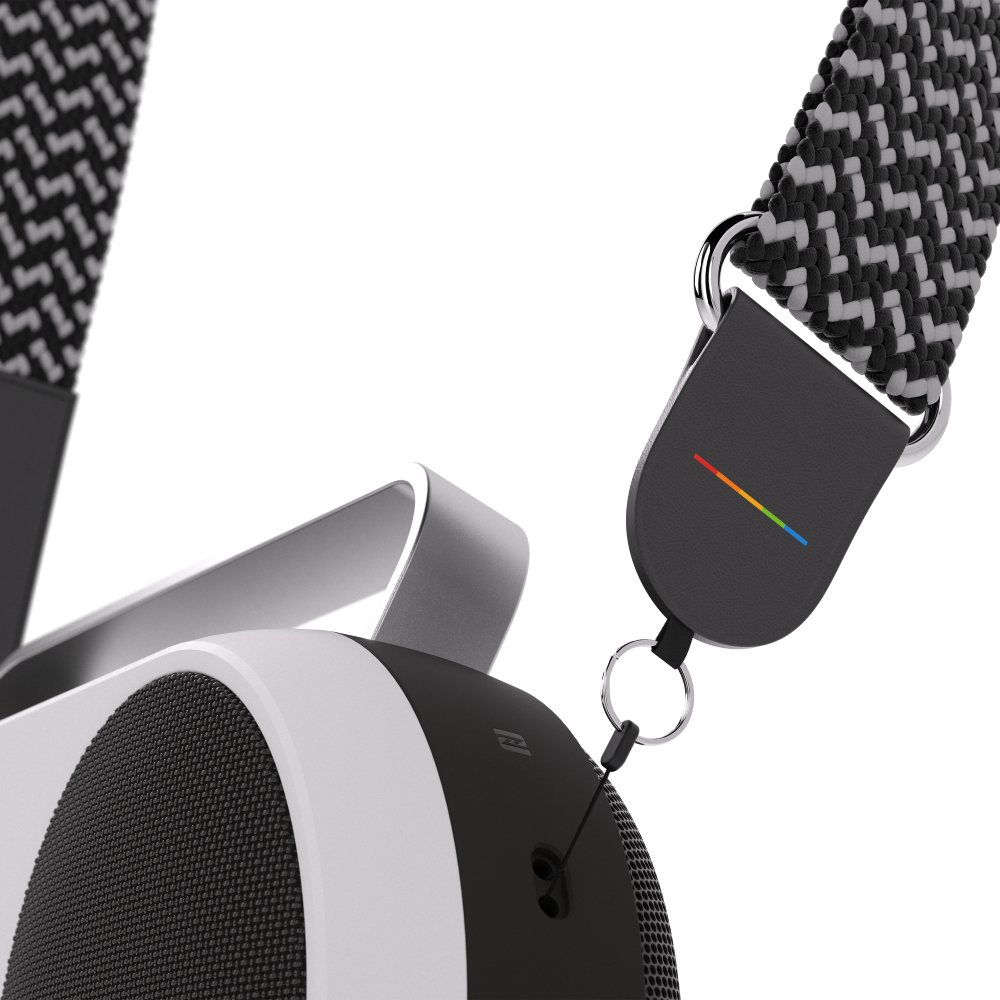 Polaroid Music Shoulder Strap - Black Gray